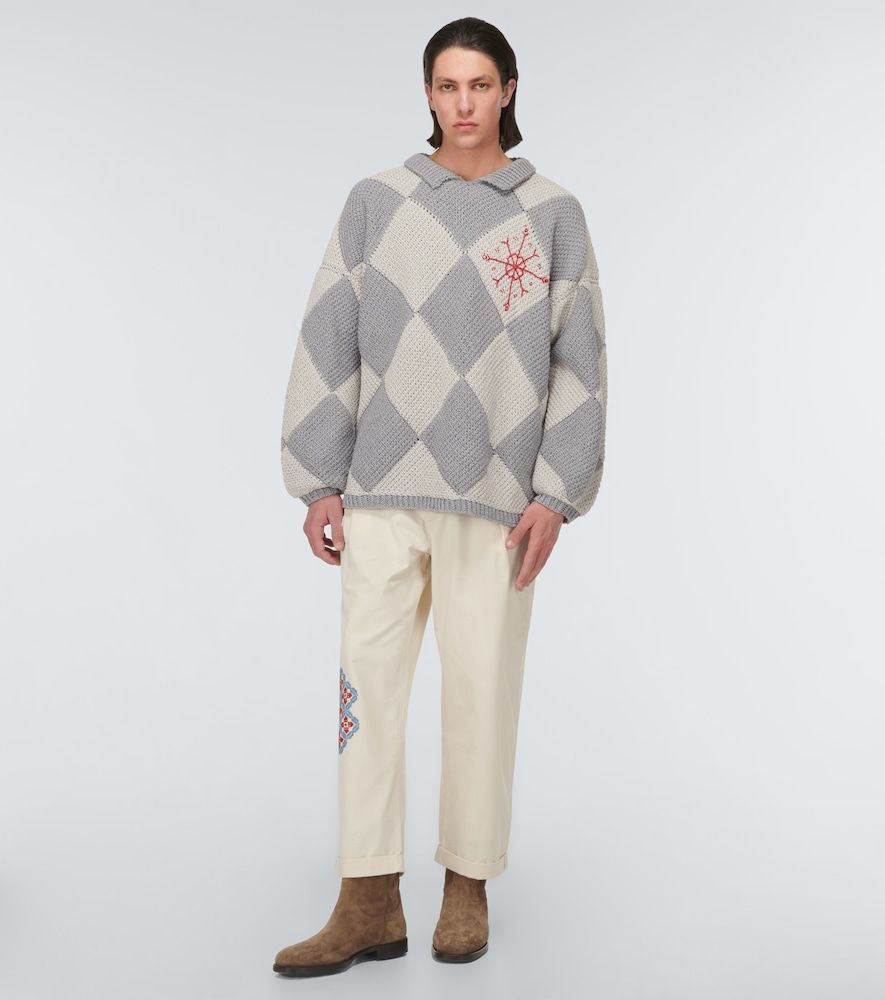 Adish Pullover in cotone con ricamo - Adish - Modalova