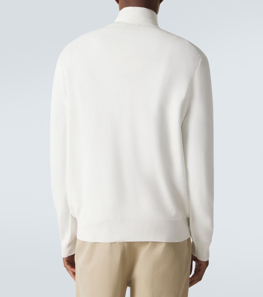 Logo cotton half-zip sweater - Polo Ralph Lauren - Modalova