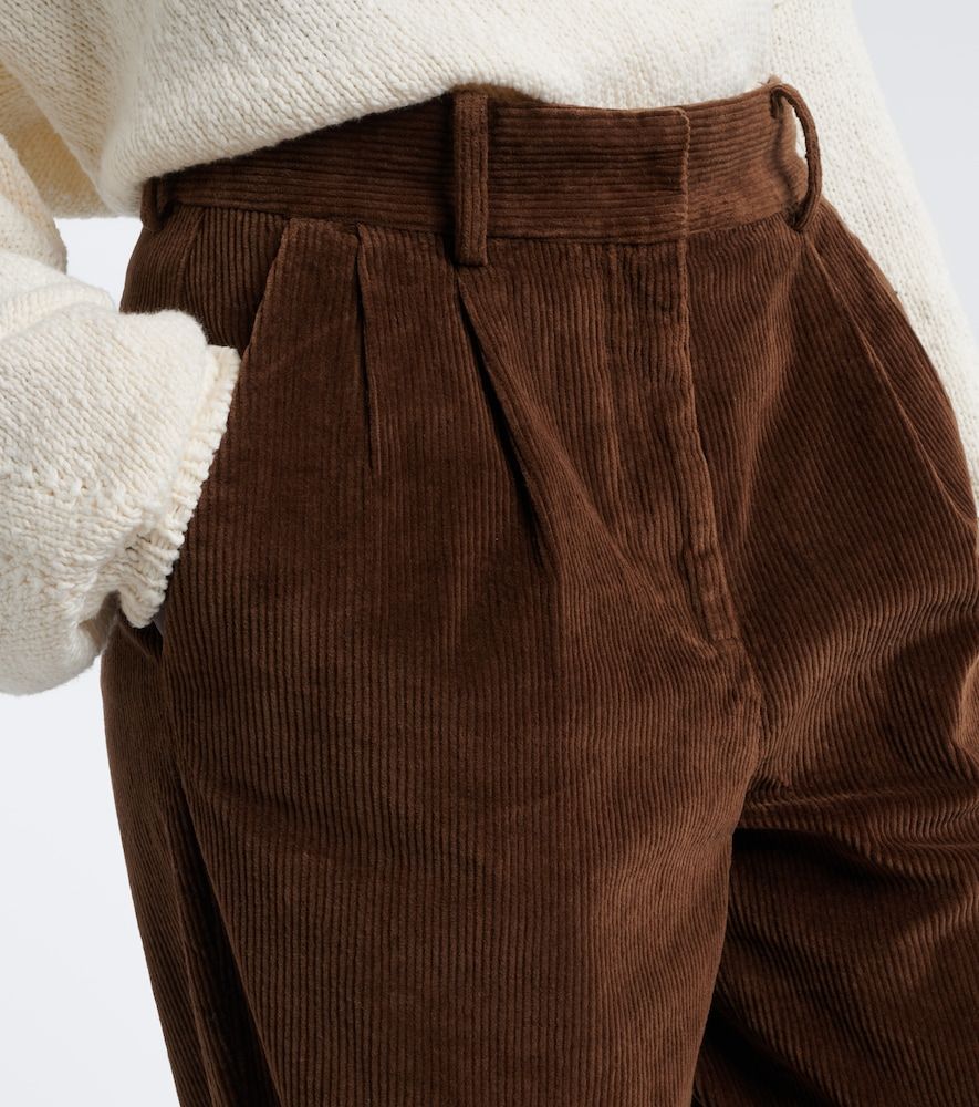 Pantalones anchos Aven de pana en mezcla de algodón - Aya Muse - Modalova