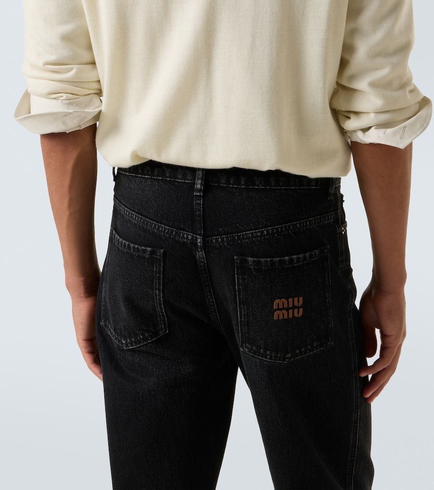 Miu Miu Jeans regular a vita media - Miu Miu - Modalova
