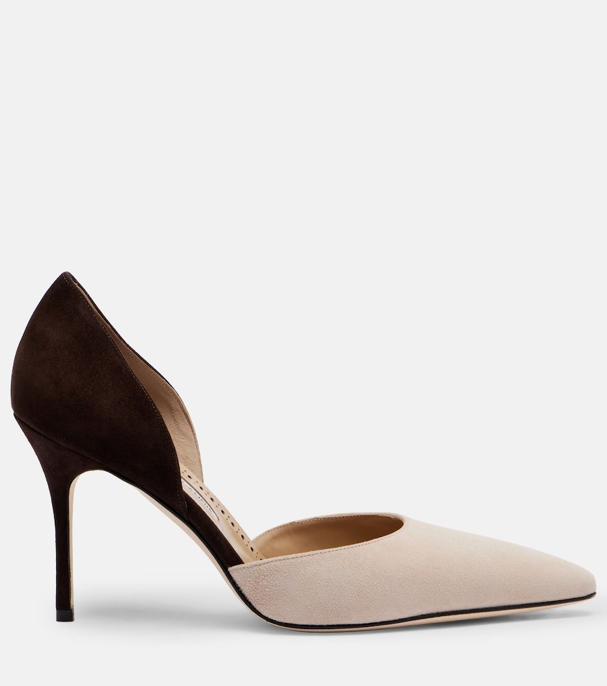 Pumps Taylerbinu 90 aus Veloursleder - Manolo Blahnik - Modalova