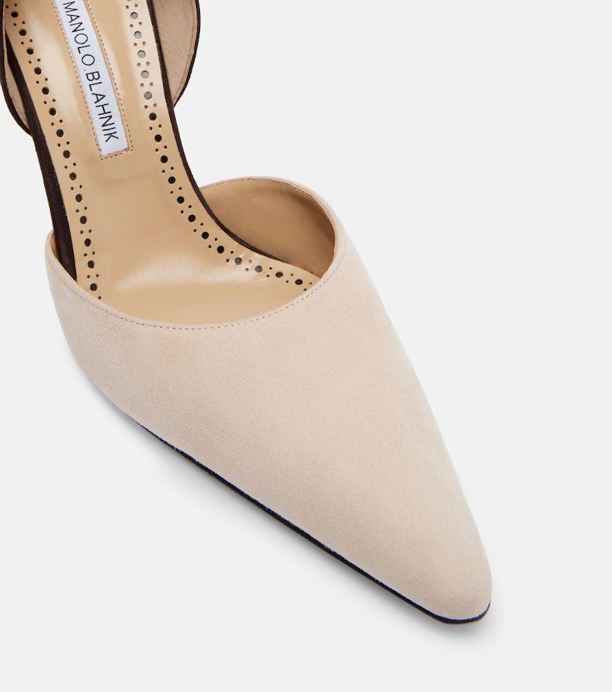Pumps Taylerbinu 90 aus Veloursleder - Manolo Blahnik - Modalova