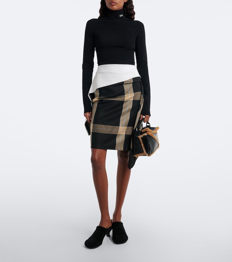 Bolso Puzzle Aviator Small de piel con borrego - Loewe - Modalova