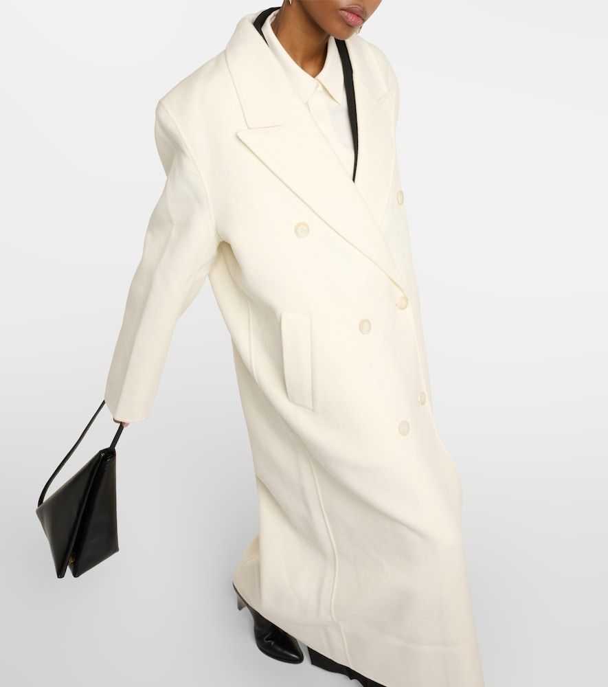 Gaia oversized wool-blend coat - The Frankie Shop - Modalova