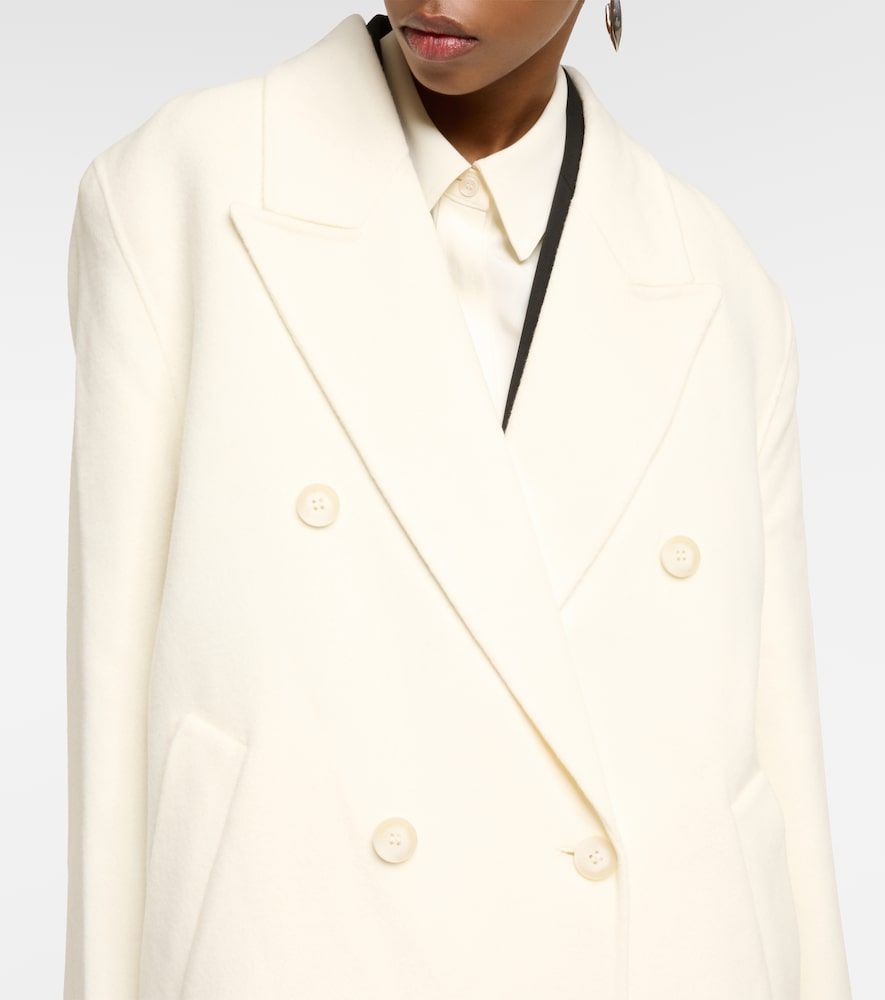 Gaia oversized wool-blend coat - The Frankie Shop - Modalova