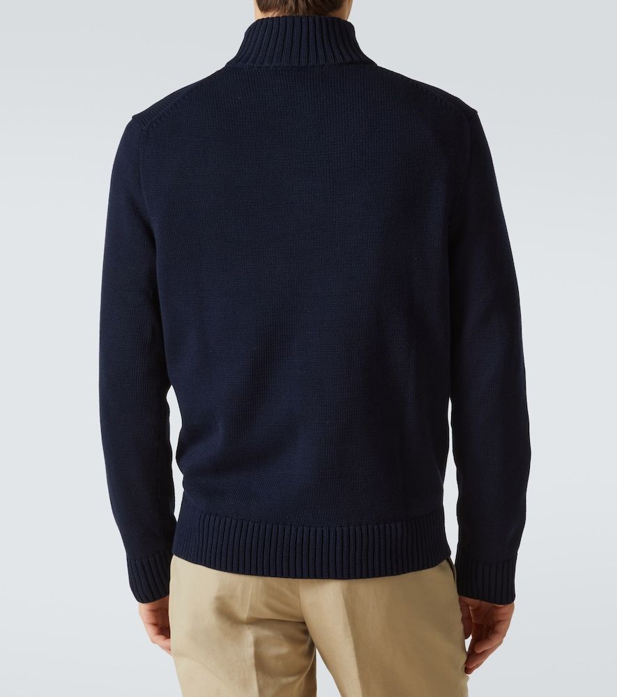 Logo cotton half-zip sweater - Polo Ralph Lauren - Modalova