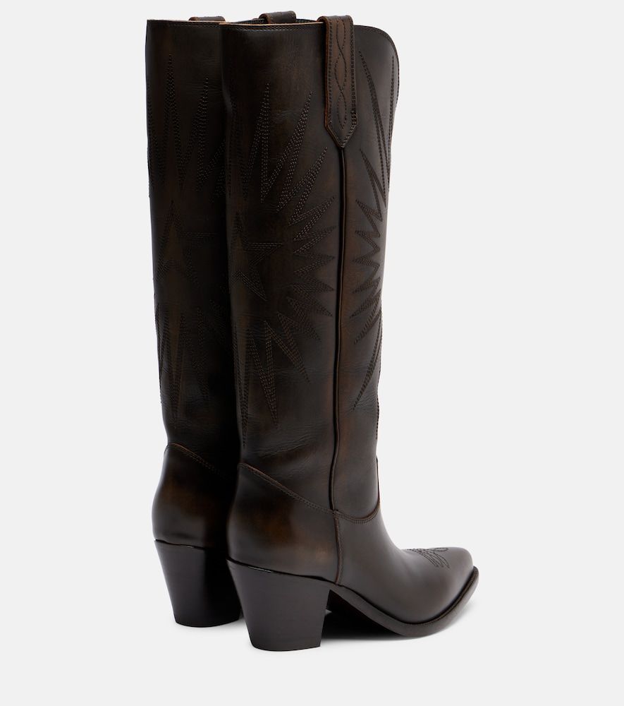 Wish Star leather cowboy boots - Golden Goose - Modalova