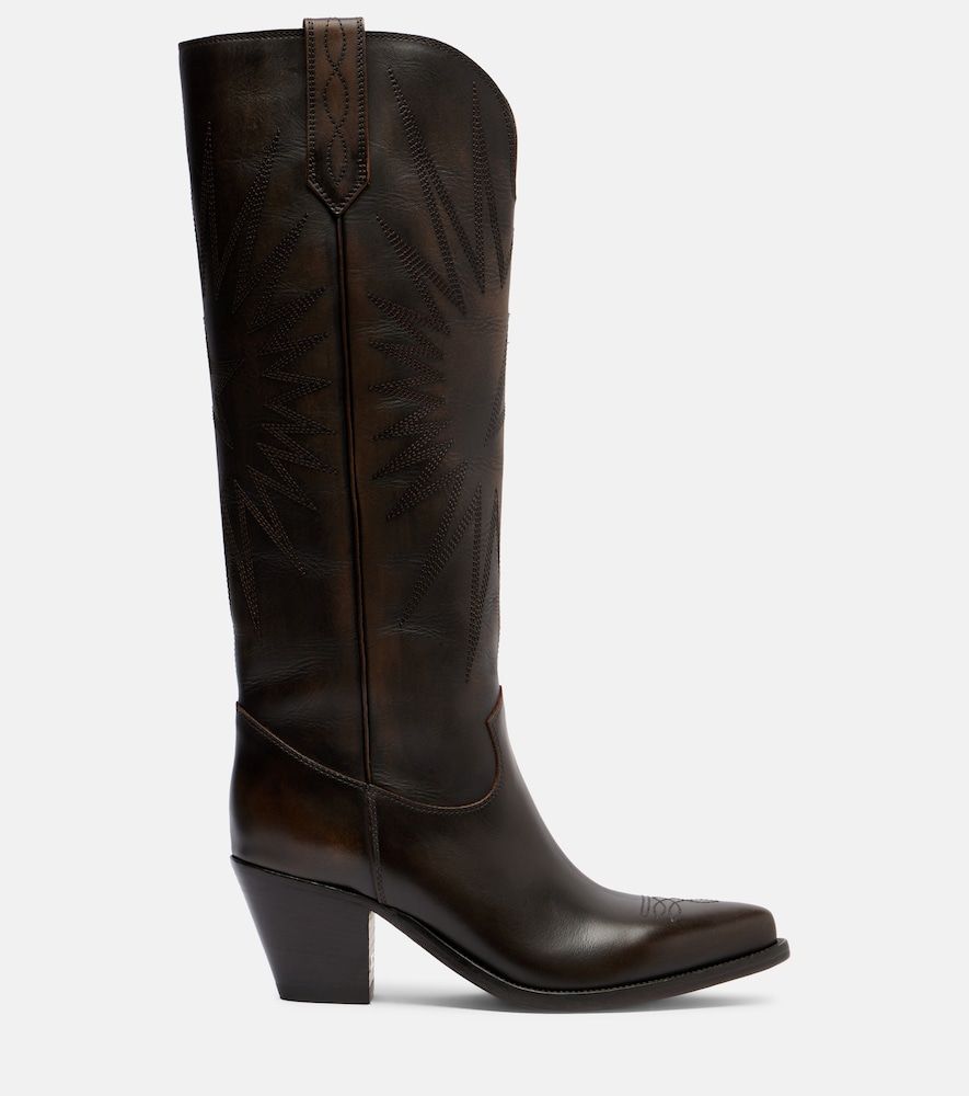 Wish Star leather cowboy boots - Golden Goose - Modalova