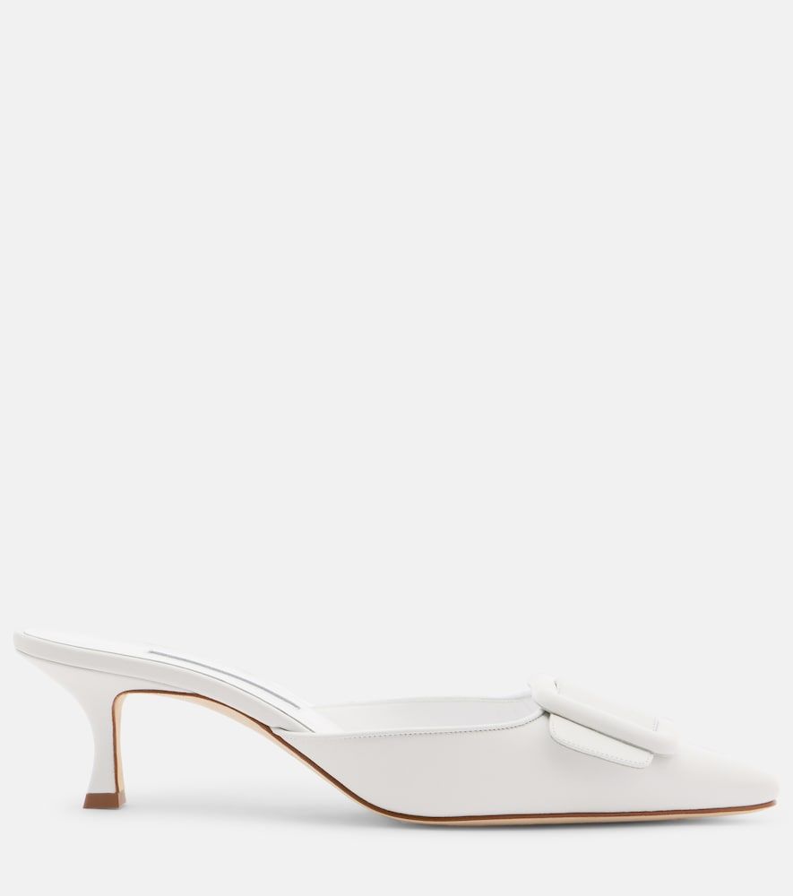 Sandalen Maysale 50 aus Leder - Manolo Blahnik - Modalova