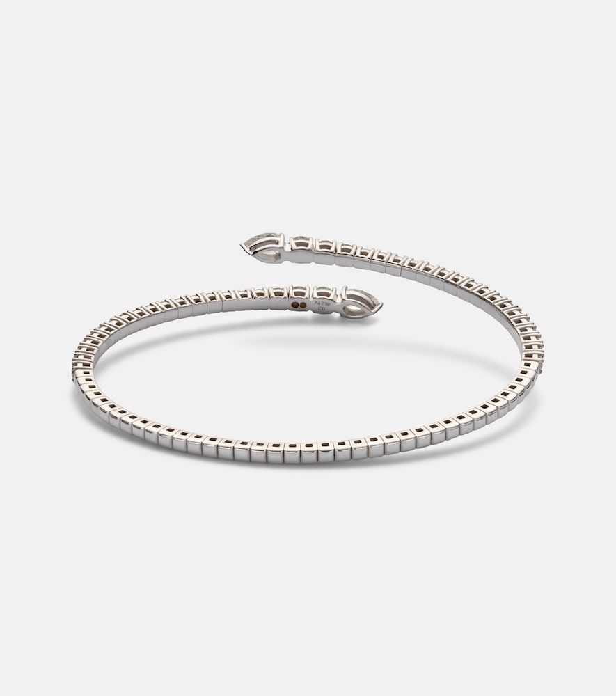 Classics Twist 18kt white gold bangle with diamonds - Bucherer Fine Jewellery - Modalova