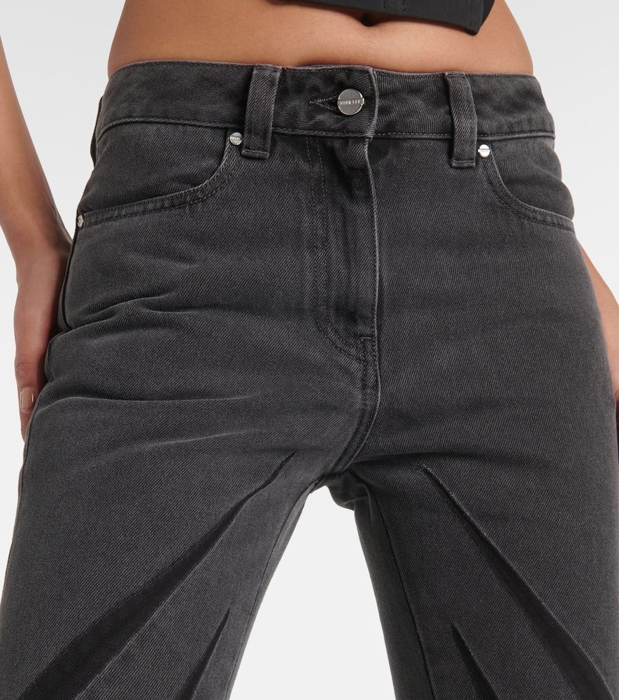 Jeans flared a vita media con pinces - Dion Lee - Modalova
