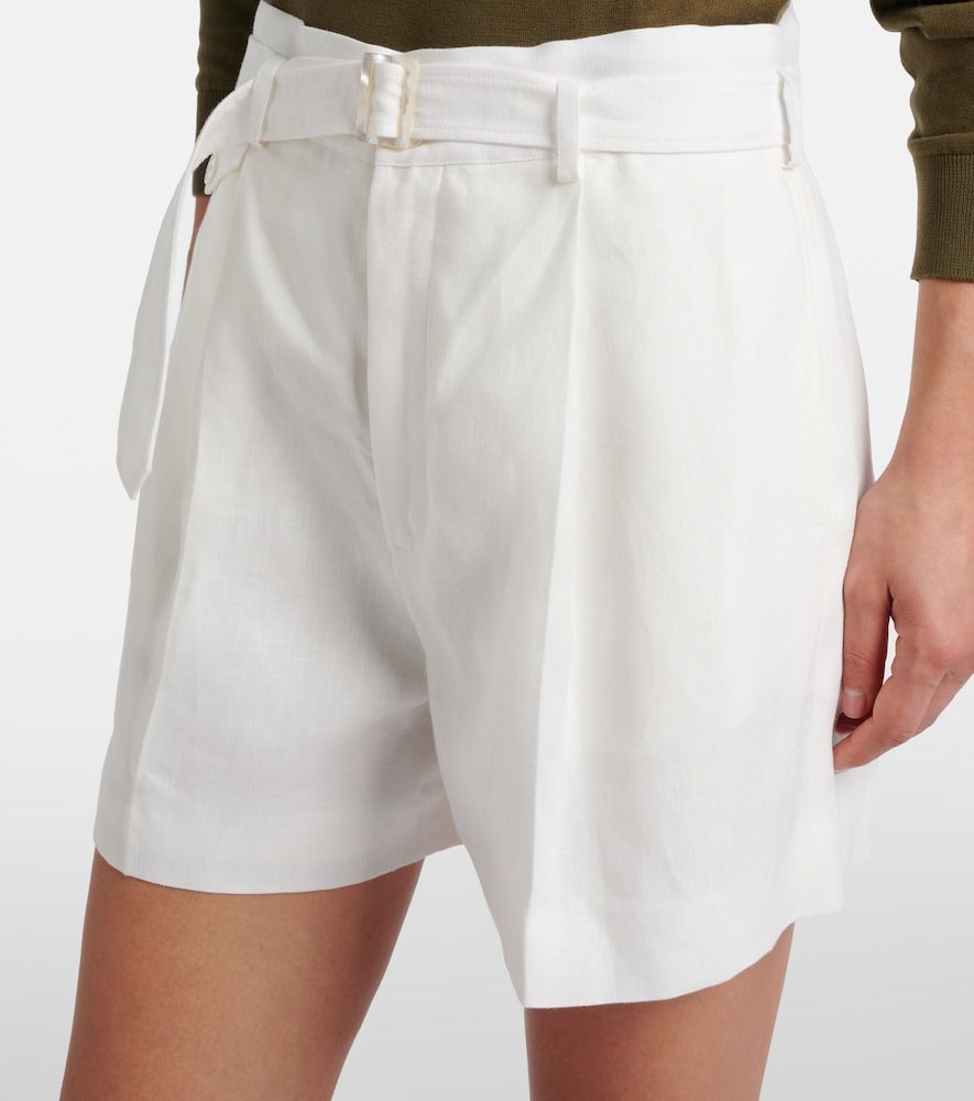 Shorts Denise de lino con cinturón - Ralph Lauren Collection - Modalova