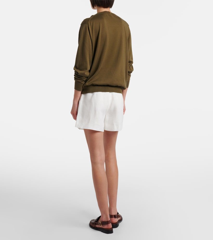 Shorts Denise de lino con cinturón - Ralph Lauren Collection - Modalova