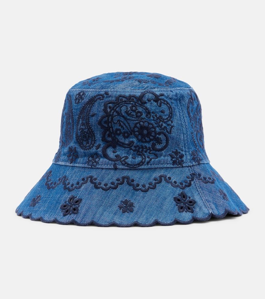 Zimmermann Bestickter Hut aus Denim - Zimmermann - Modalova
