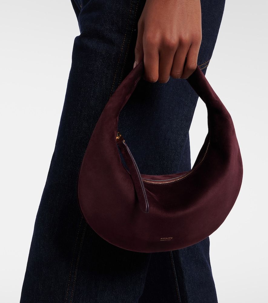 Borsa a spalla Olivia Mini in suede - Khaite - Modalova