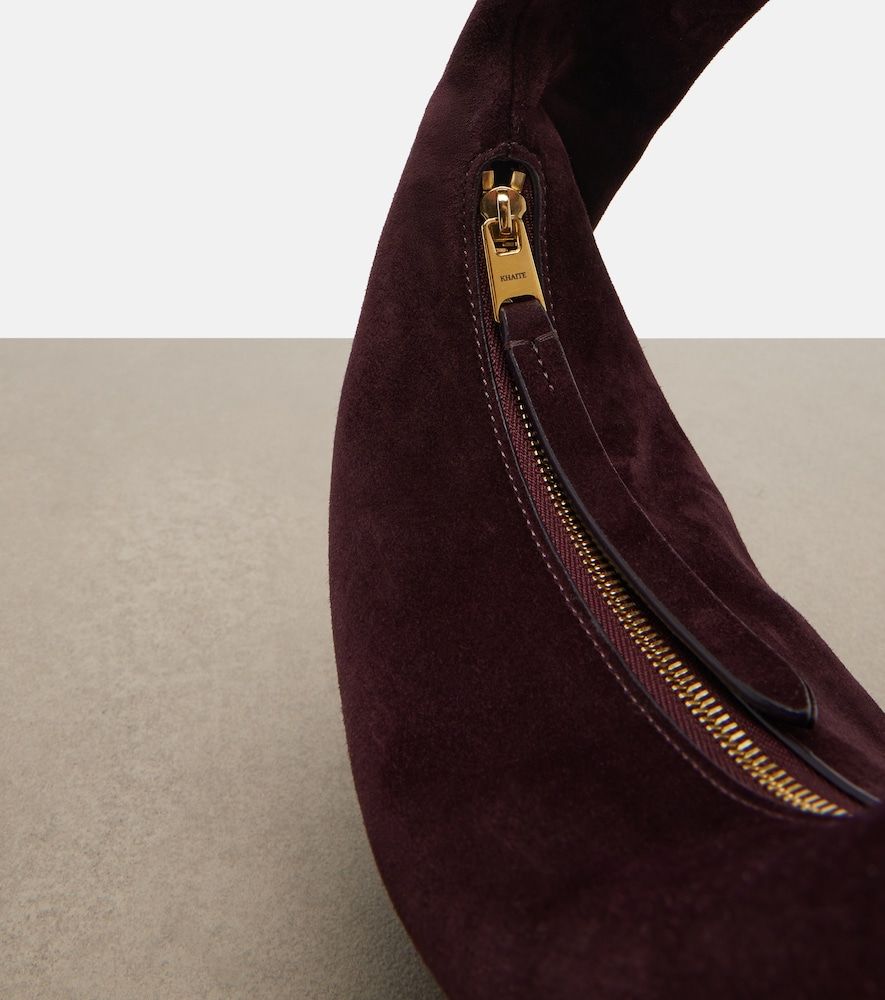 Borsa a spalla Olivia Mini in suede - Khaite - Modalova