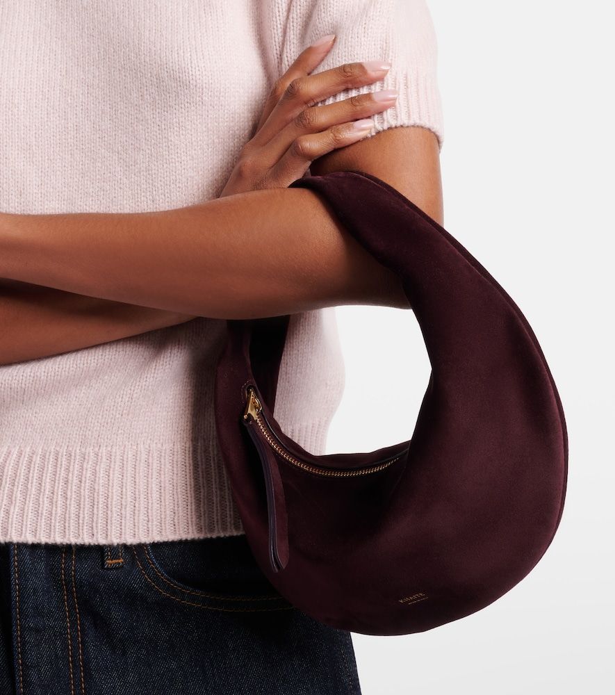 Borsa a spalla Olivia Mini in suede - Khaite - Modalova