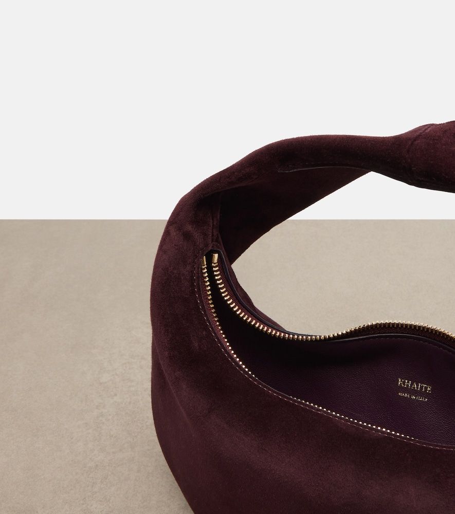 Borsa a spalla Olivia Mini in suede - Khaite - Modalova
