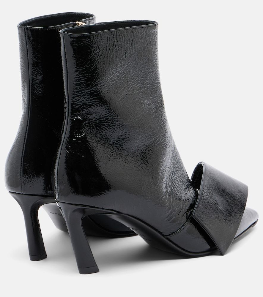 Twisted Ribbon leather ankle boots - Givenchy - Modalova