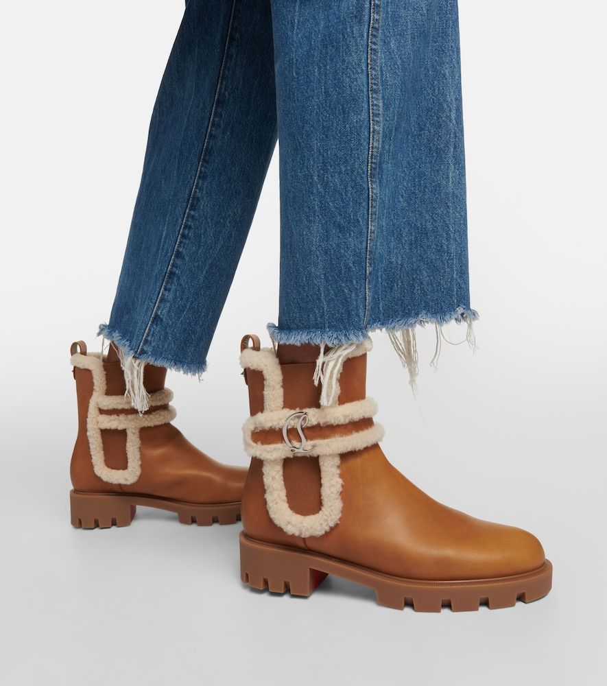 Ankle Boots CL Chelsea mit Shearling - Christian Louboutin - Modalova