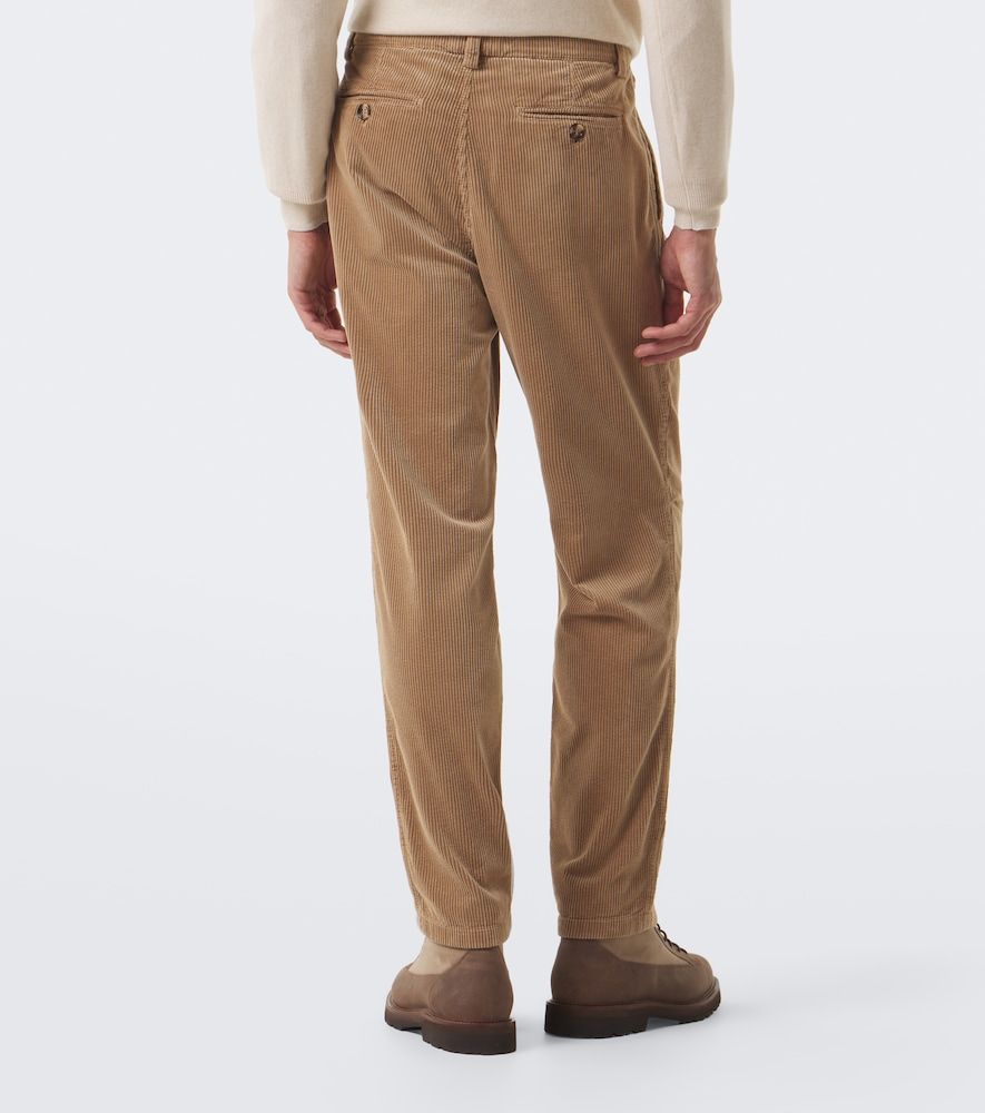 Pantalones rectos de pana de algodón - Brunello Cucinelli - Modalova
