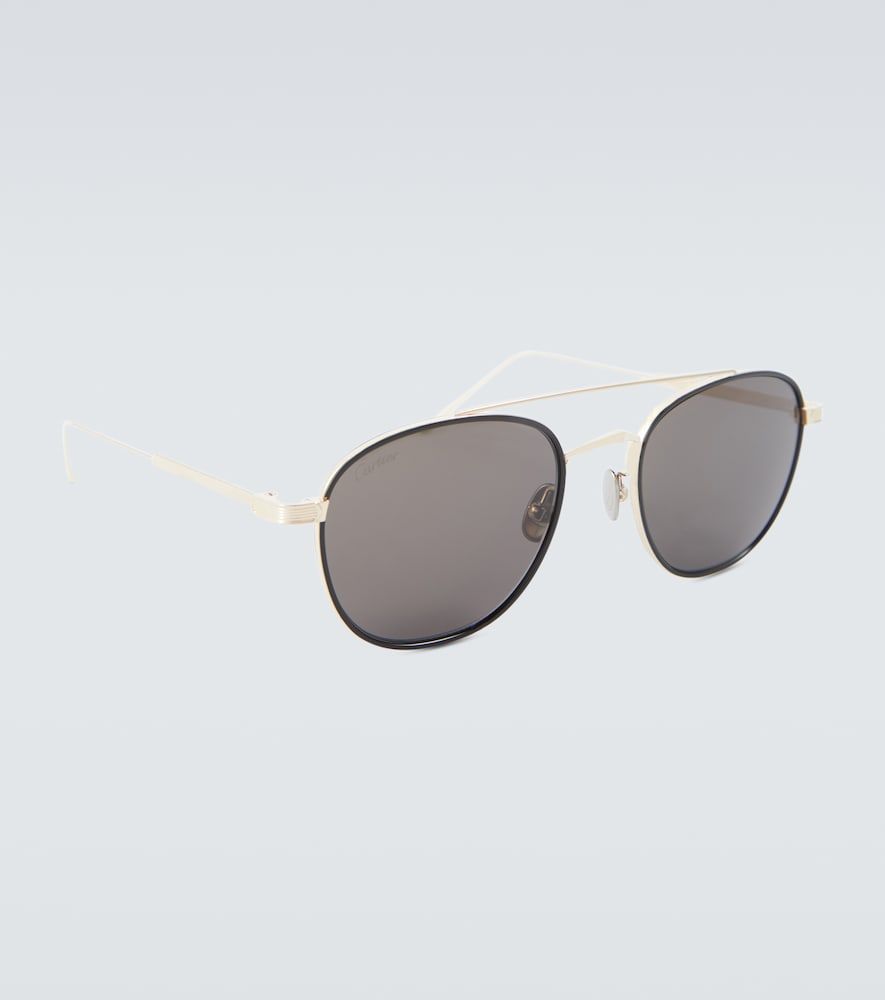 Runde Sonnenbrille Signature C - Cartier Eyewear Collection - Modalova