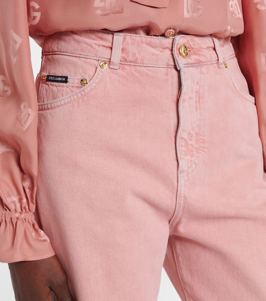 Jeans regular a vita media - Dolce&Gabbana - Modalova
