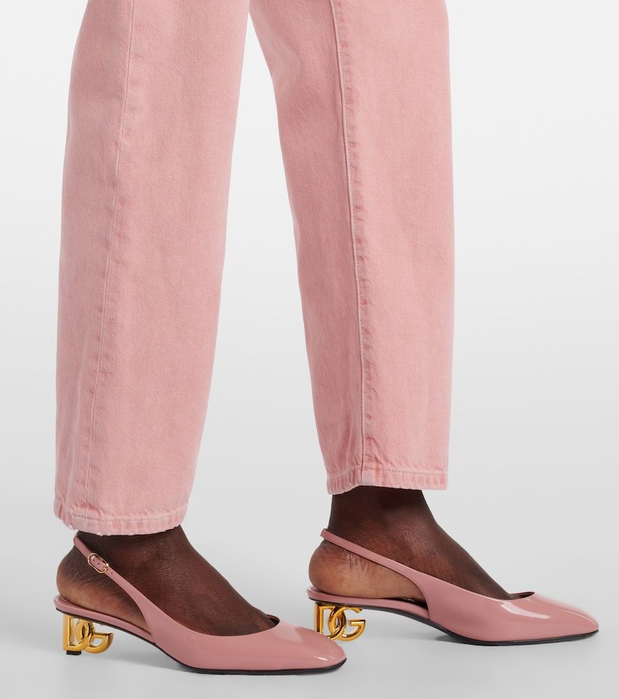 Jeans regular a vita media - Dolce&Gabbana - Modalova