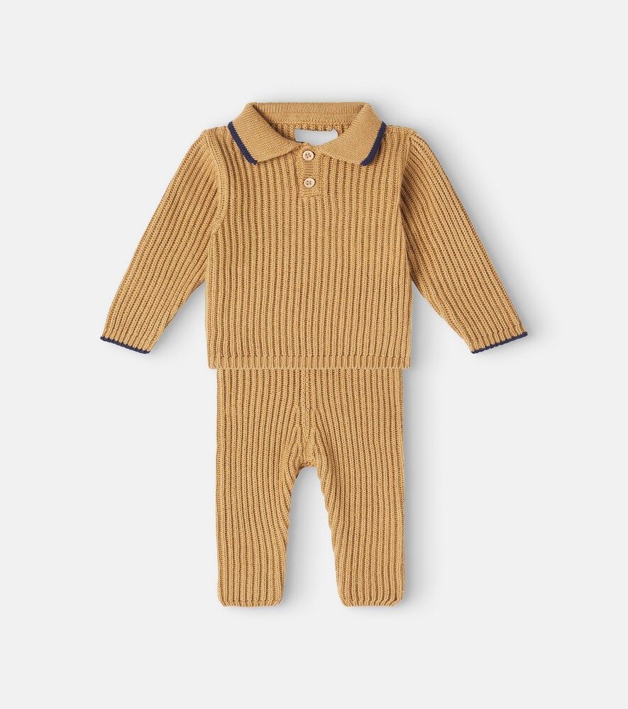 Bebé - set Oscar de polo y pantalones - Bebe Organic - Modalova