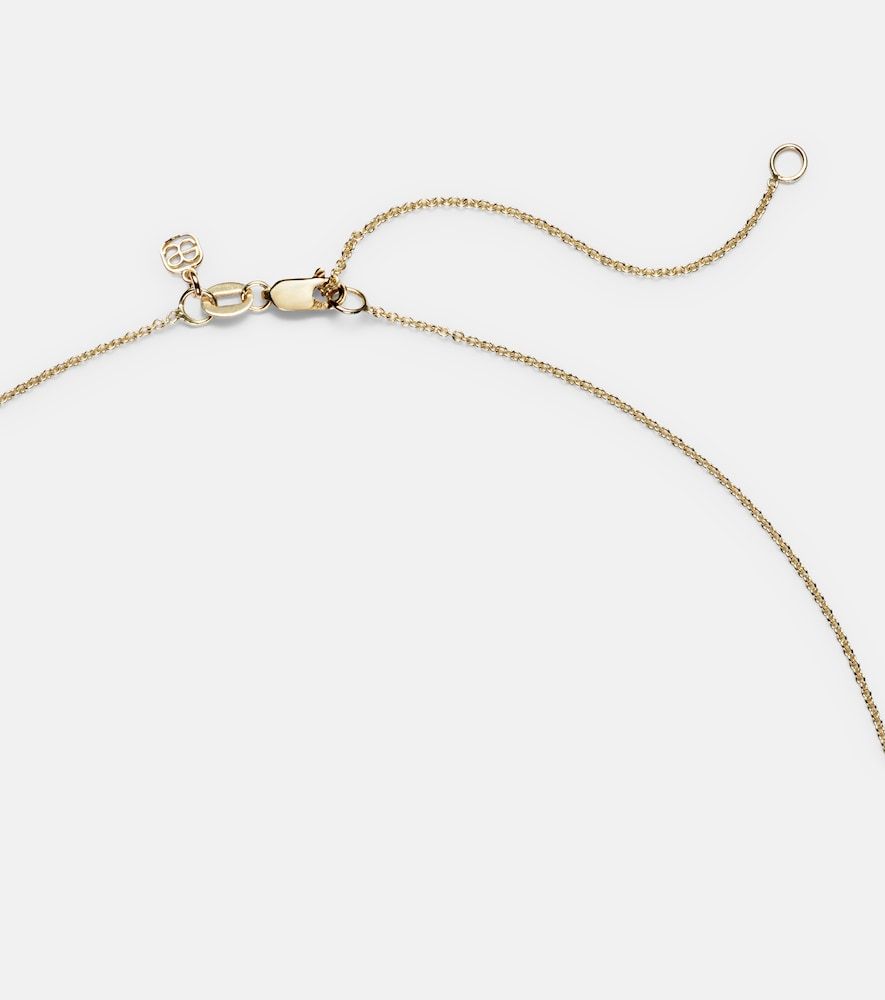 Collar con colgante UFO de oro de 14 ct con diamantes - Sydney Evan - Modalova