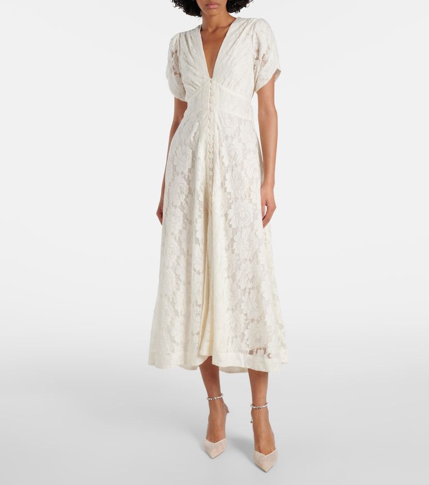 Vestido largo Novara en mezcla de algodón - Rixo - Modalova