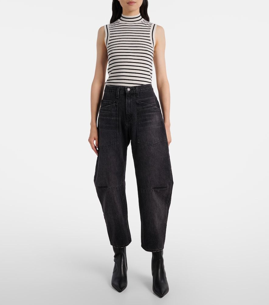 Jeans Shon a vita media e gamba barrel - Nili Lotan - Modalova