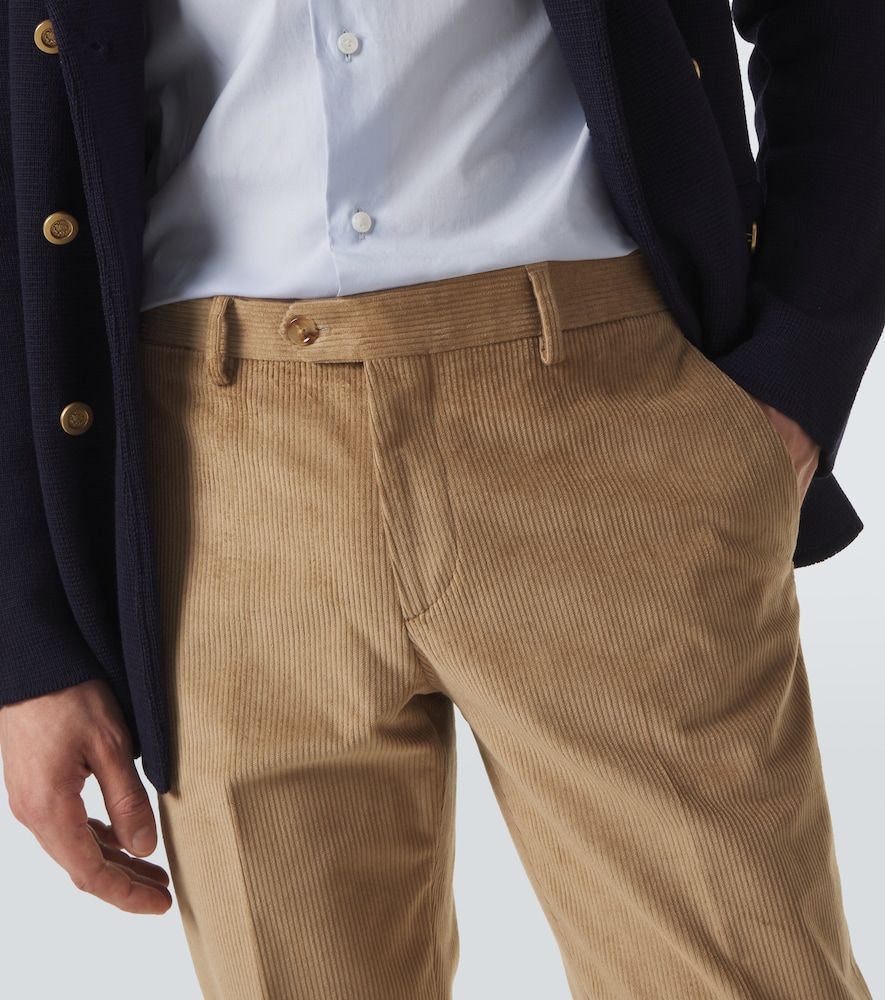 Pantalones slim de pana de algodón - Lardini - Modalova