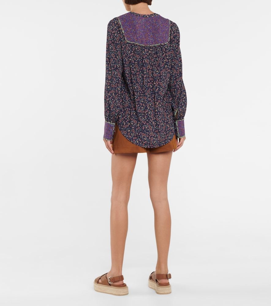 Blusa Betta de flores - Veronica Beard - Modalova