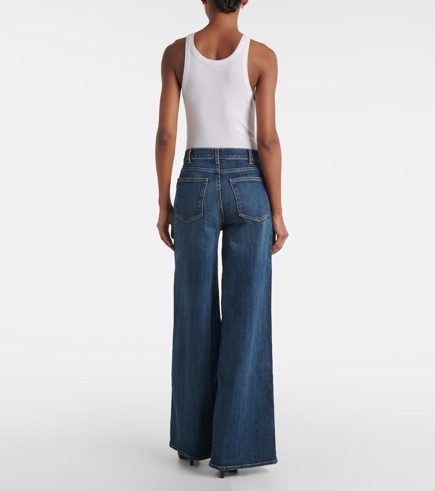 Jeans Rolland a gamba larga e vita media - Nili Lotan - Modalova