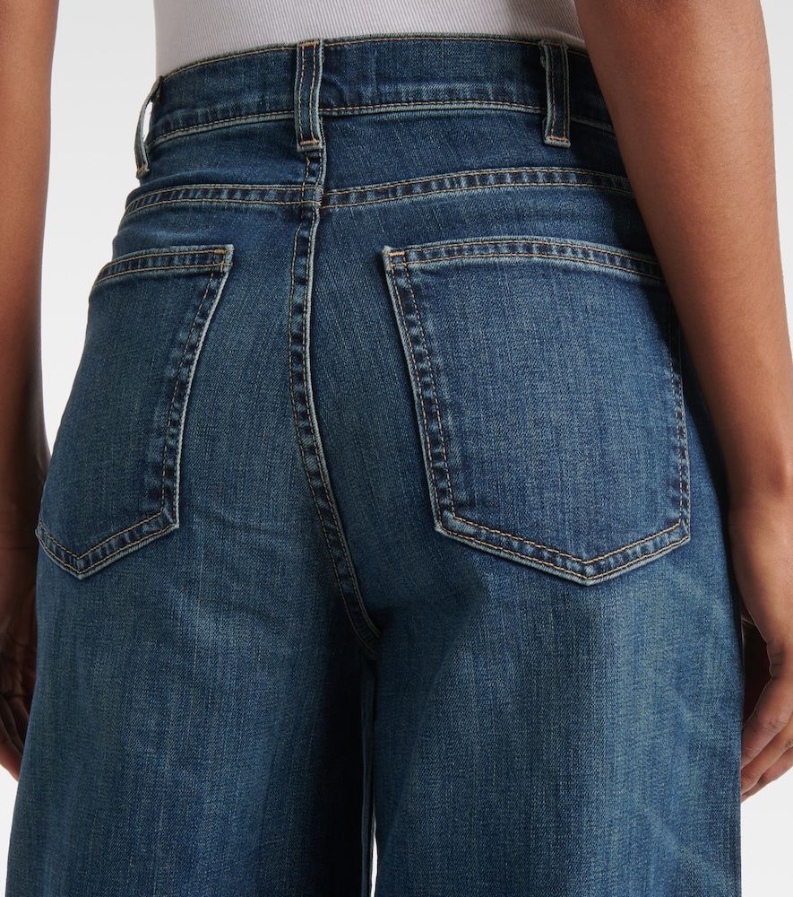 Jeans Rolland a gamba larga e vita media - Nili Lotan - Modalova