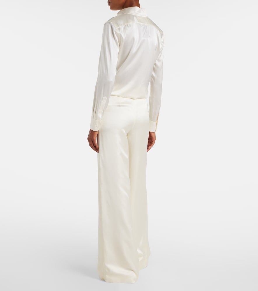 Weite Hose aus Satin - Ralph Lauren Collection - Modalova