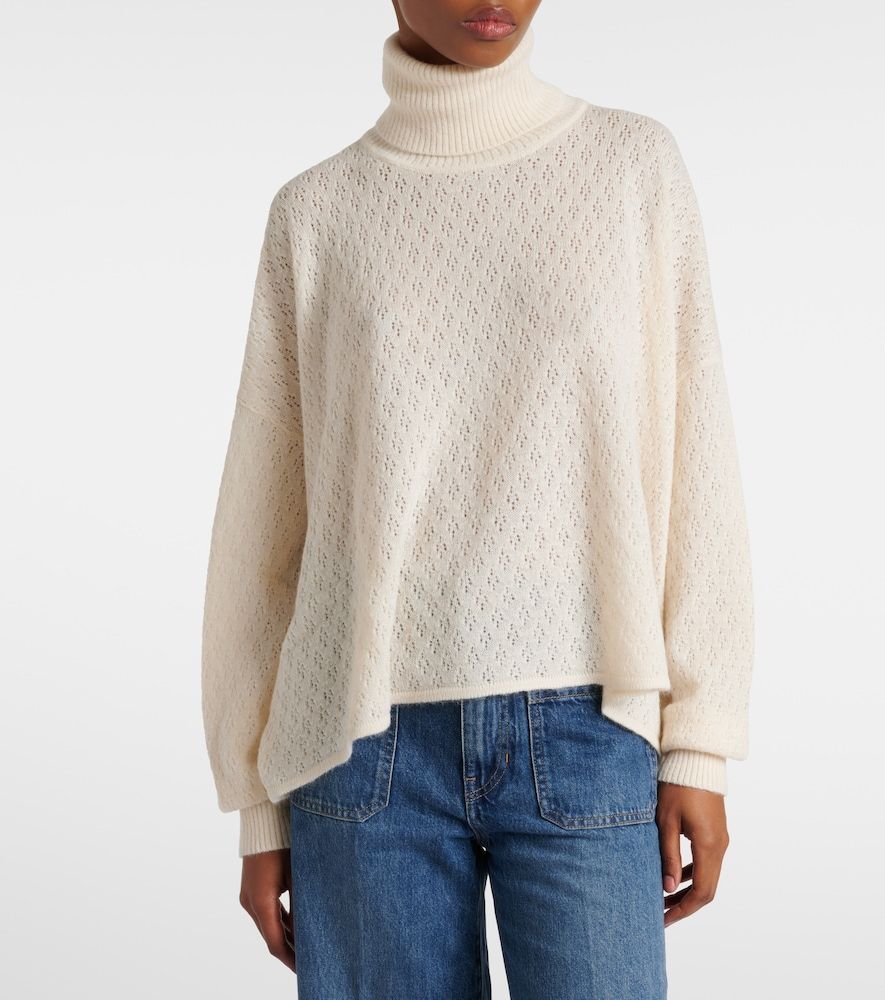 Chloé Jersey de pointelle de lana, alpaca y seda - Chloe - Modalova