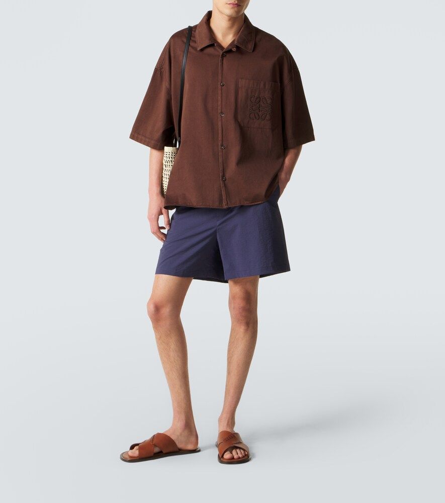 Shorts Paula's Ibiza de popelín de algodón - Loewe - Modalova