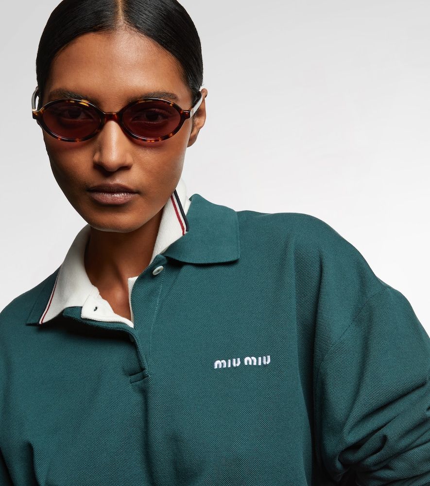 Runde Sonnenbrille Miu Regard - Miu Miu - Modalova