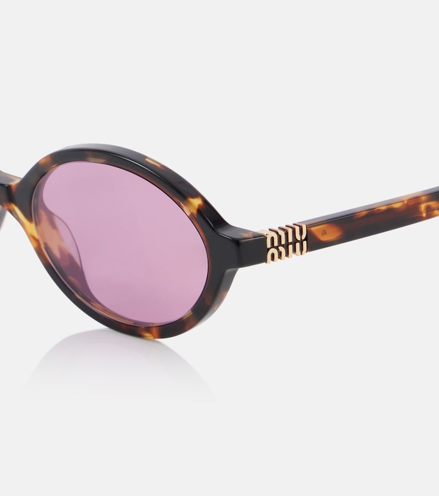 Runde Sonnenbrille Miu Regard - Miu Miu - Modalova