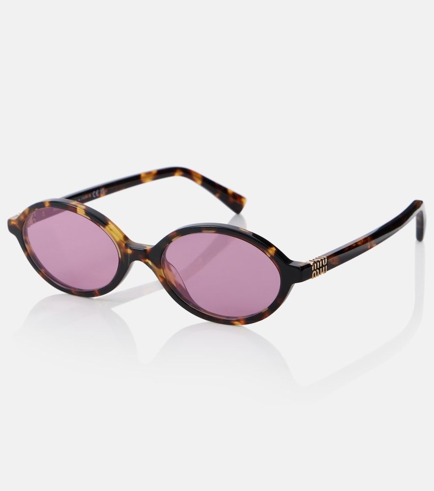 Runde Sonnenbrille Miu Regard - Miu Miu - Modalova