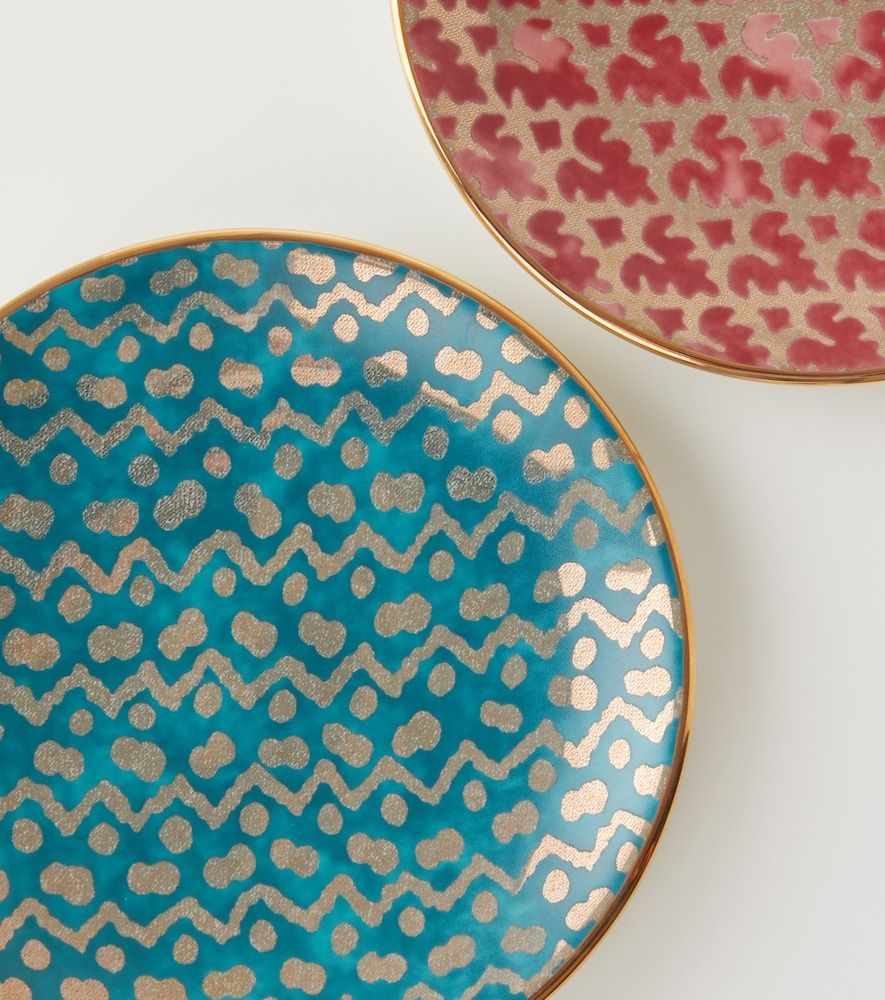 X Fortuny set de 4 platos de postre de loza - L'Objet - Modalova