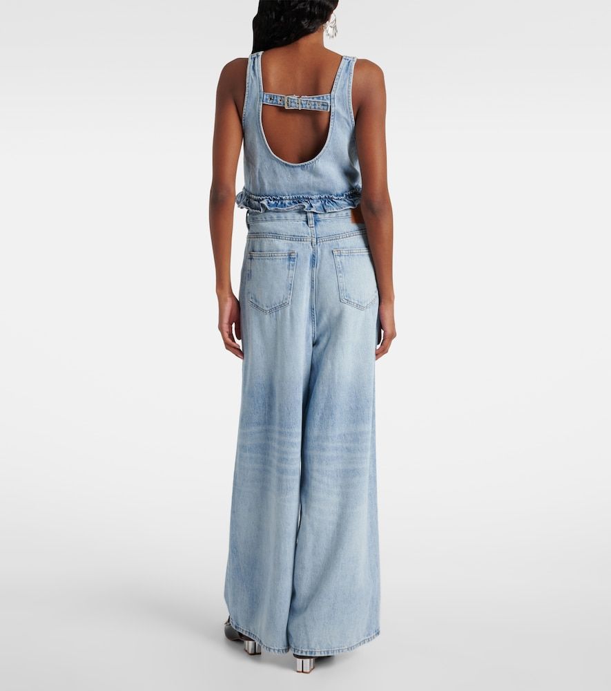 Ganni Mid-Rise Wide-Leg Jeans - Ganni - Modalova