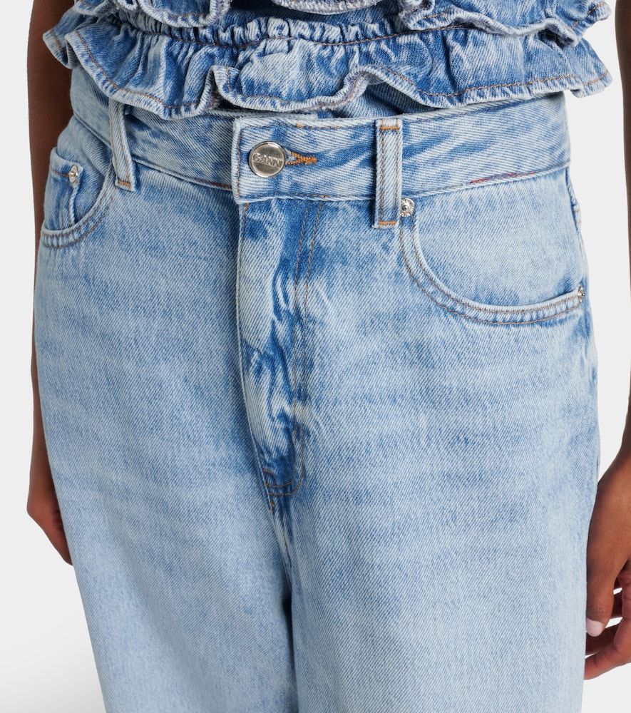 Ganni Mid-Rise Wide-Leg Jeans - Ganni - Modalova