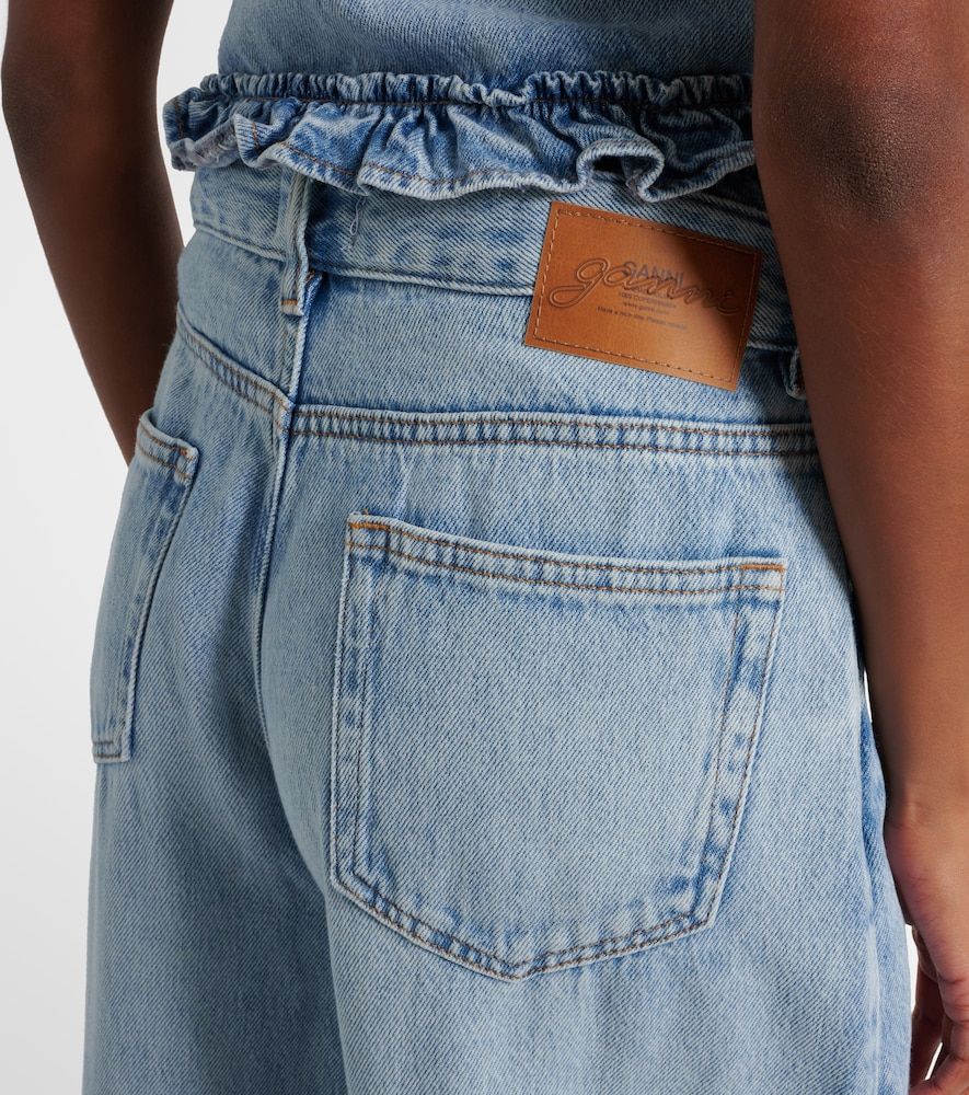 Ganni Mid-Rise Wide-Leg Jeans - Ganni - Modalova