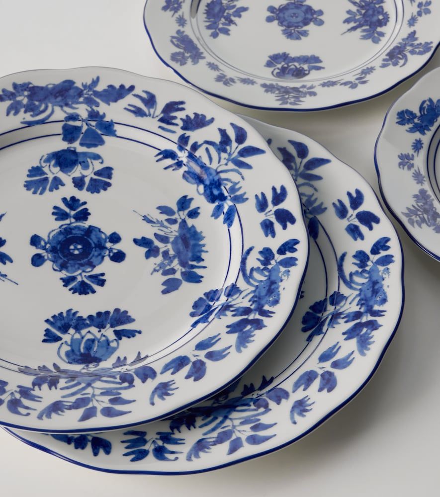 Set de 2 platos llanos Gloria de porcelana - Cabana - Modalova