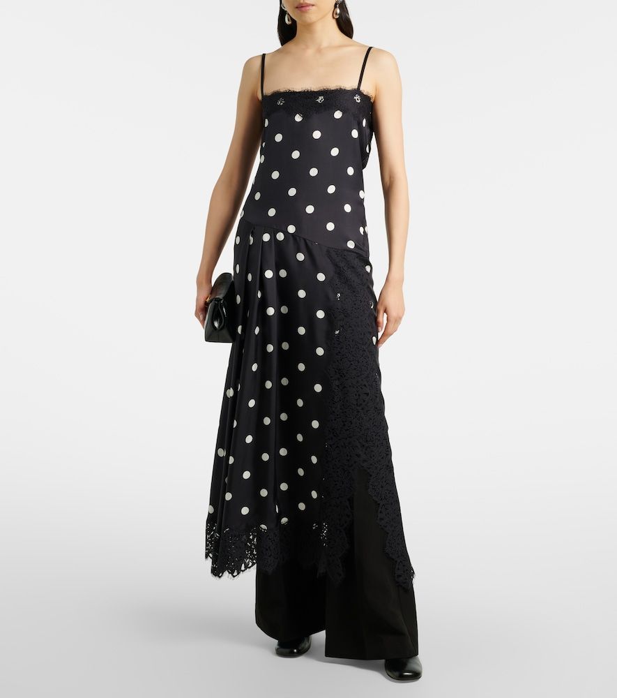 Abito sottoveste Capo in seta a pois - Sportmax - Modalova