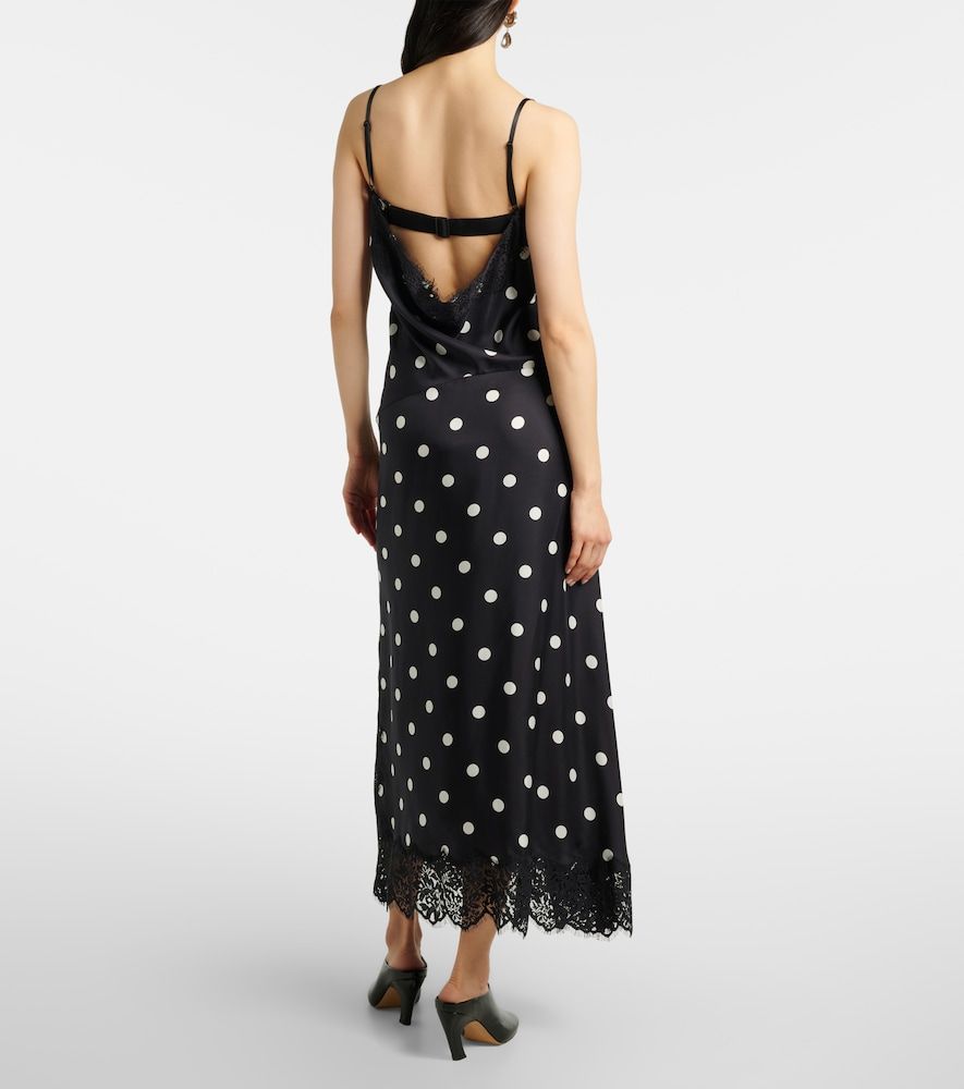 Abito sottoveste Capo in seta a pois - Sportmax - Modalova