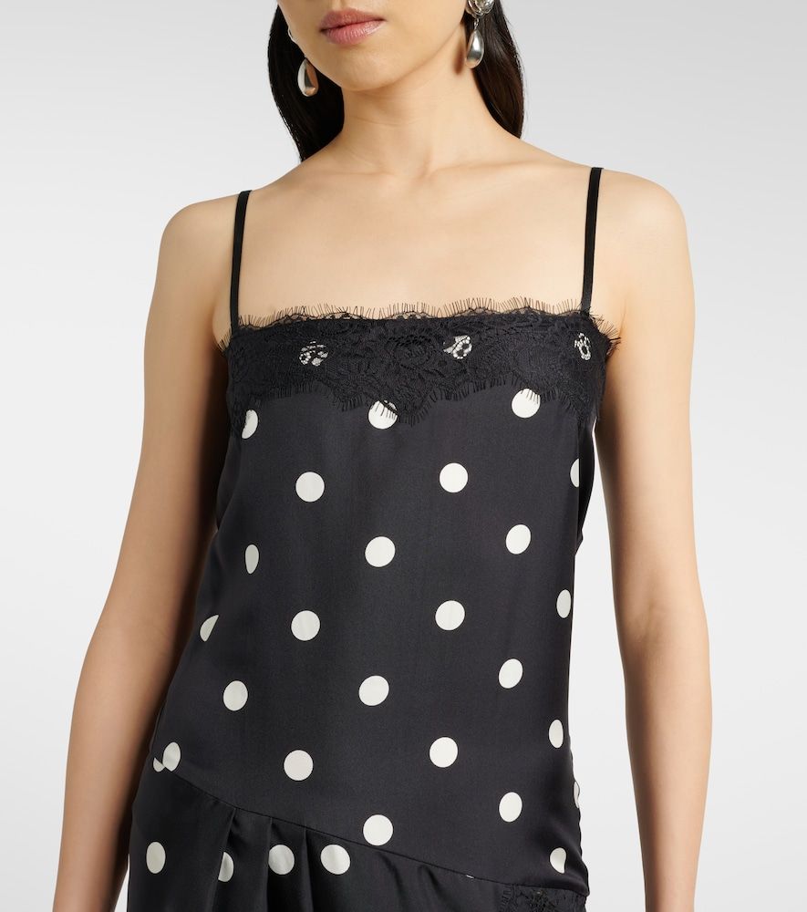 Abito sottoveste Capo in seta a pois - Sportmax - Modalova